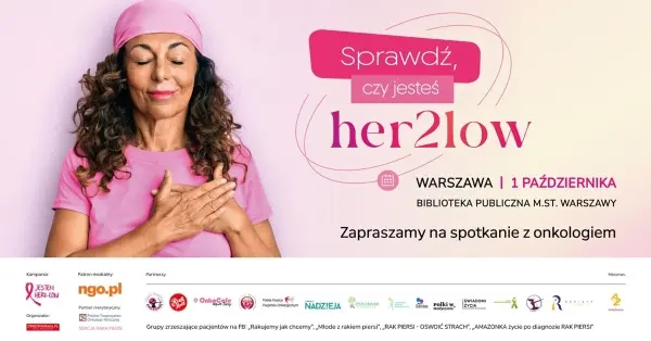 Sprawdź, czy jesteś HER2-low | Spotkanie z onkologiem