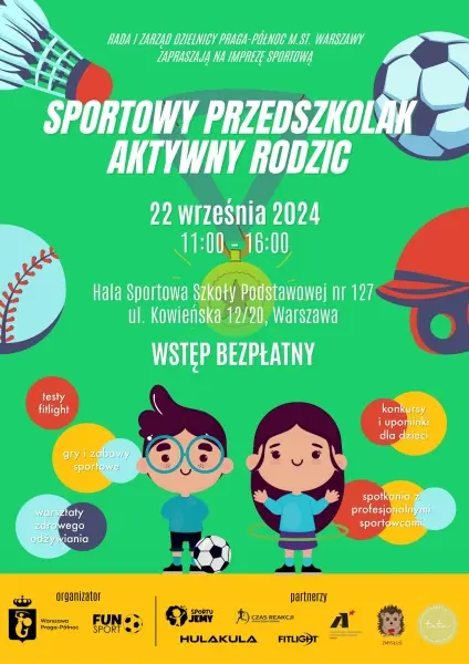 Sportowy przedszkolak, Aktywny rodzic