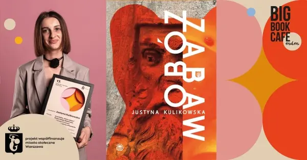 Justyna Kulikowska w Big Book Cafe MDM. Spotkania z laureatami Nagrody Literackiej mst Warszawy 2024