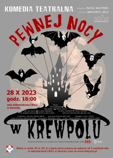 Komedia Teatralna: "Pewnej nocy w Krewpolu"