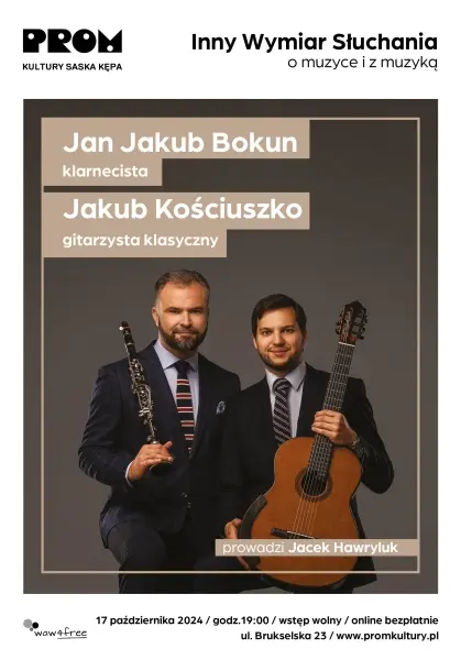 Inny Wymiar Słuchania – o muzyce i z muzyką: Jan Jakub Bokun i Jakub Kościuszko