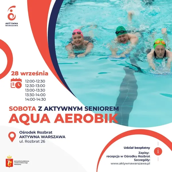 Bezpłatny aqua aerobik dla seniorów