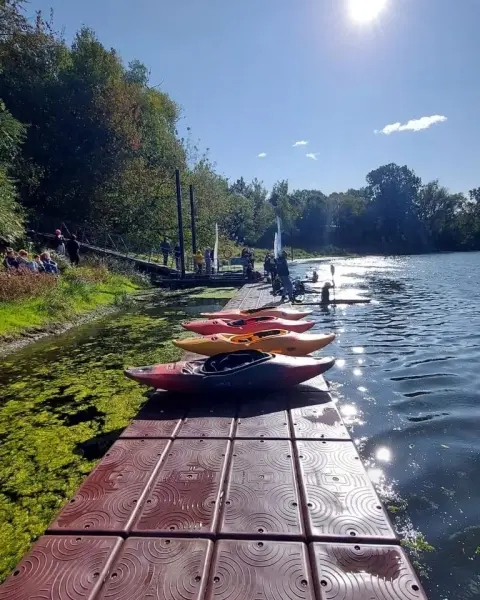 Zawody w Kayak Cross w Porcie Czerniakowskim