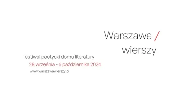 Festiwal Warszawa Wierszy 