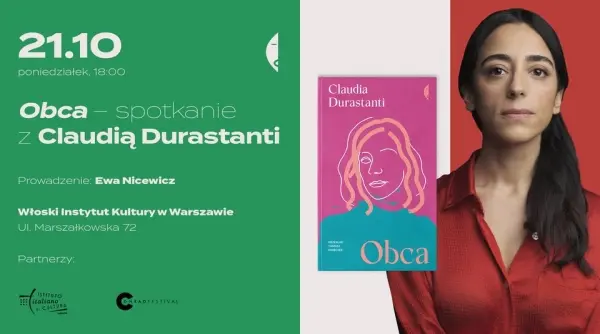 Claudia Durastanti w Warszawie | Spotkanie wokół książki „Obca” 