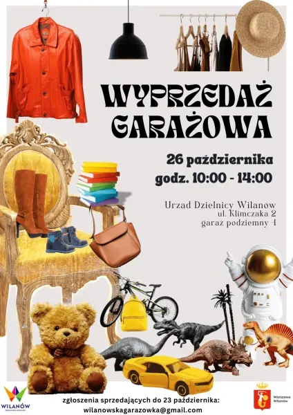 Wyprzedaż Garażowa w Dzielnicy Wilanów