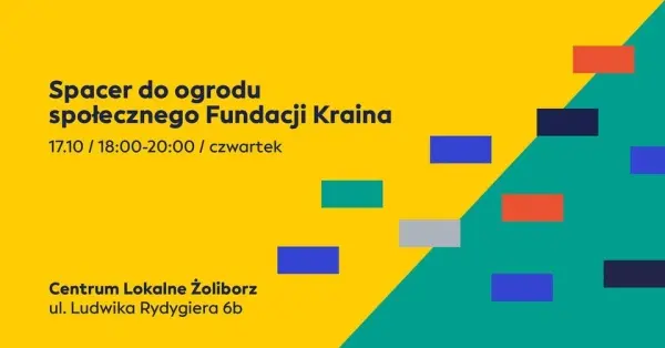 Spacer do ogrodu społecznego Fundacji Kraina