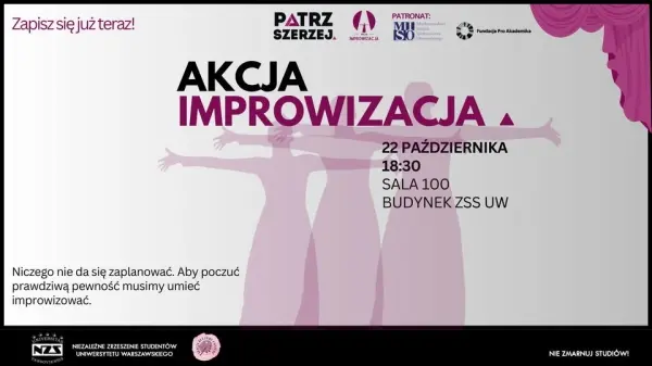 „Akcja Improwizacja” | Warsztaty improwizacyjne