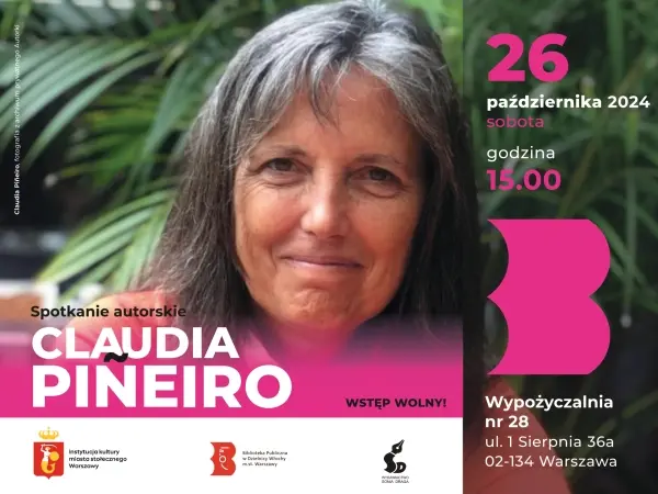 Spotkanie autorskie z Claudią Piñeiro 