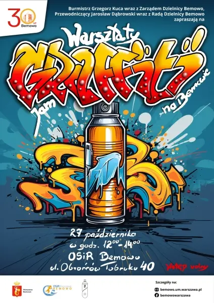 Warsztaty graffiti w plenerze