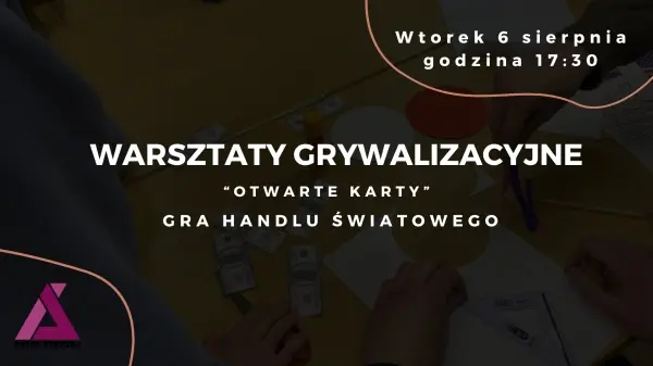 Warsztaty grywalizacyjne "Otwarte Karty" - Gra Handlu Światowego 