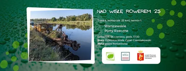 #NadWisłęRowerem - Warszawskie Porty Rzeczne