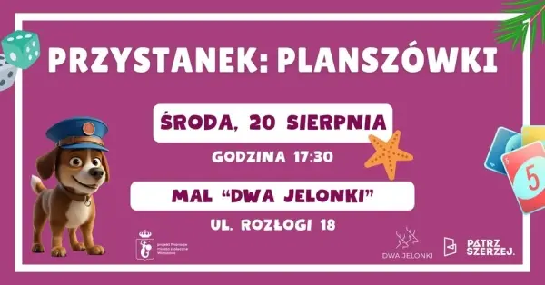 Przystanek Planszówki | Wakacyjne Planszówki na Bemowie #6