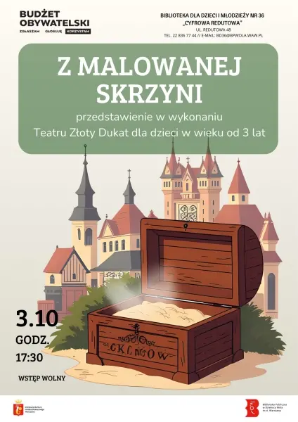 Przedstawienie "Z malowanej skrzynki" w wykonaniu Teatru Złoty Dukat