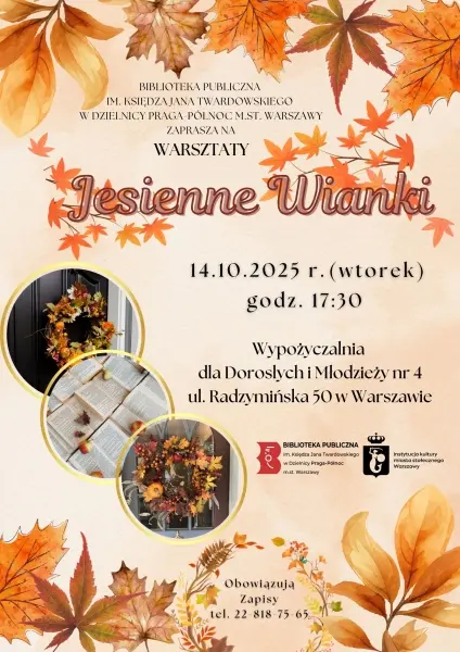 „Jesienne wianki” – warsztaty rękodzielnicze
