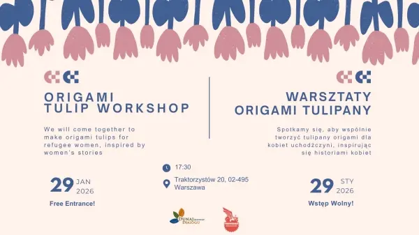 Warsztaty origami: tulipany