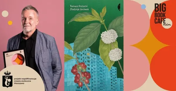 Tomasz Różycki w Big Book Cafe MDM | Spotkania z laureatami Nagrody Literackiej mst Warszawy