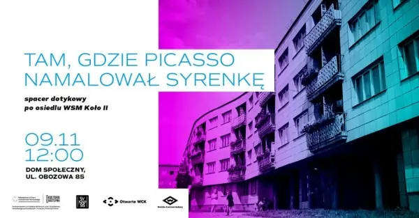 Tam, gdzie Picasso namalował Syrenkę | Spacer dotykowy po osiedlu WSM Koło II
