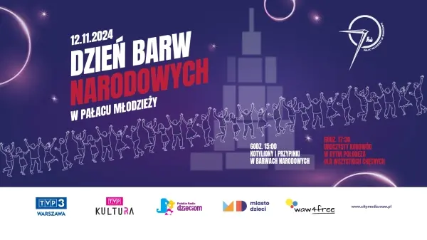 Dzień Barw Narodowych w Pałacu Młodzieży - uroczysty korowód w rytm poloneza