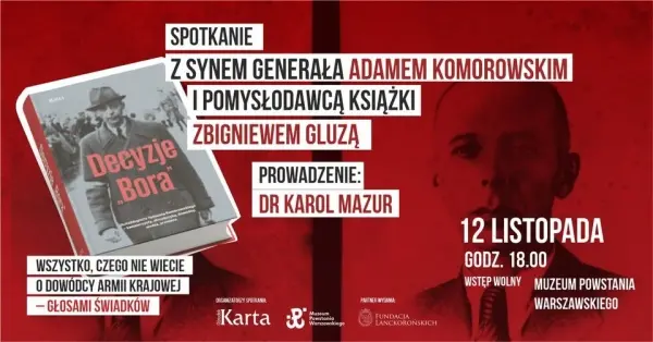 DECYZJE "BORA" | Spotkanie wokół książki Wojciecha Rodaka