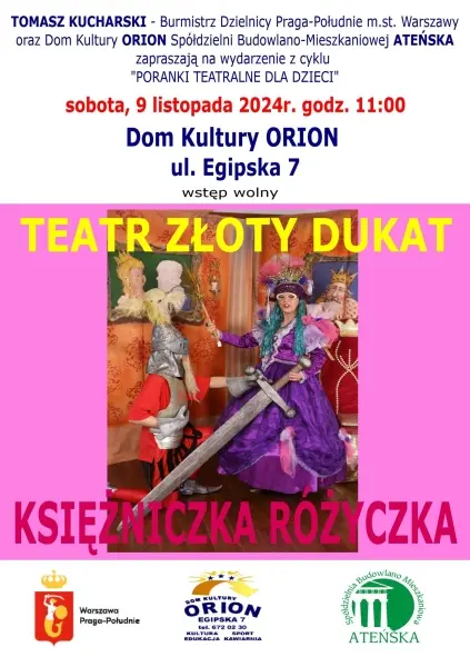 Teatr Złoty Dukat | Spektakl "Księżniczka Różyczka"