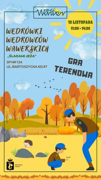 Wędrówki Wędrowców Wawerskich - Śladami Jeża