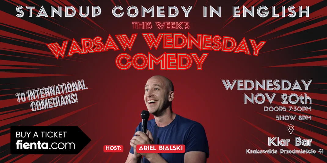 WARSAW COMEDY | Stand Up Comedy in ENGLISH