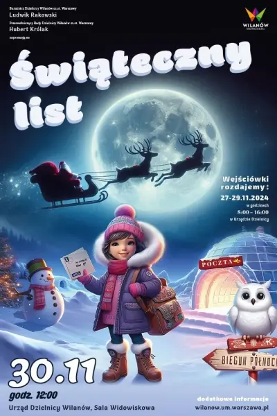 Spektakl dla dzieci | Świąteczny list