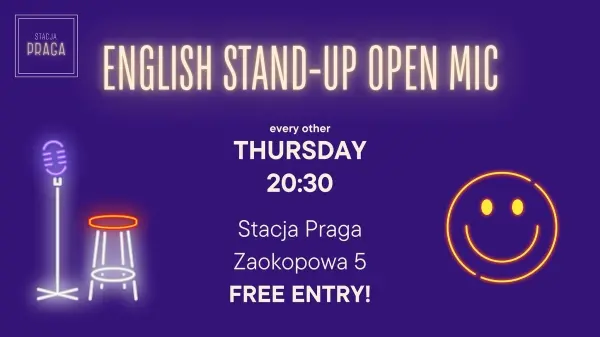 English Stand up open mic 