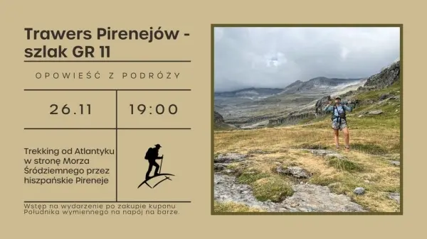 Trawers Pirenejów - szlak GR 11 