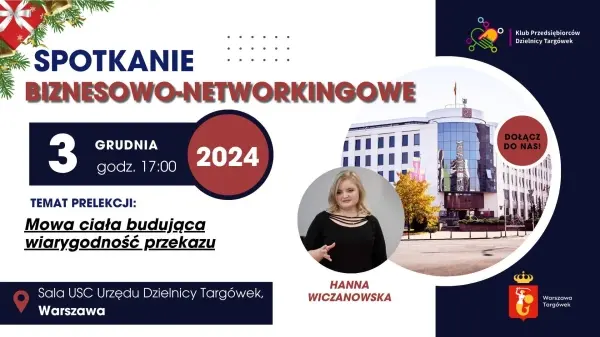 Spotkanie biznesowo-networkingowe // Mowa ciała budująca wiarygodność przekazu