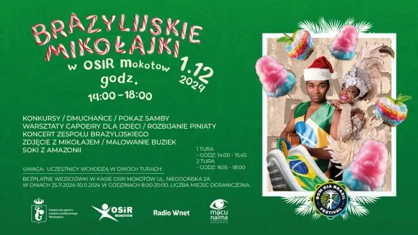 Brazylijskie Mikołajki w OSiR Mokotów