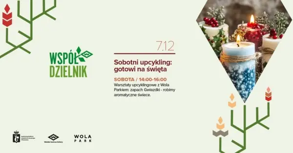 Sobotni Upcykling: zapach Gwiazdki - robimy aromatyczne świece