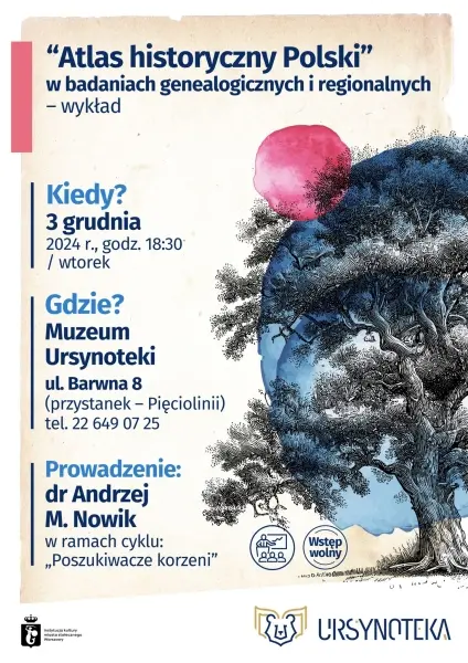 Wykład pt. „Atlas historyczny Polski” w badaniach genealogicznych i regionalnych