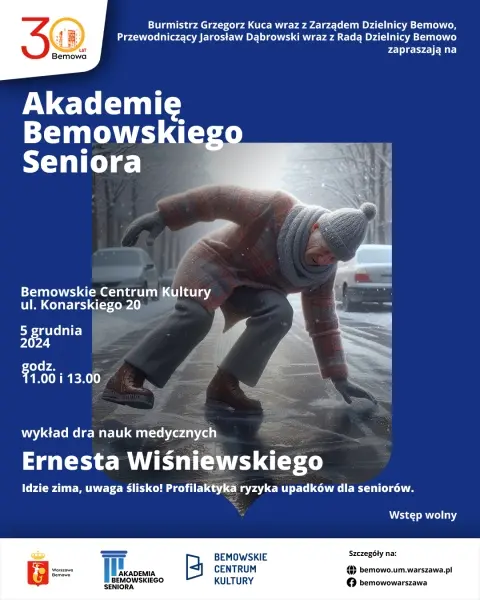 Akademia Bemowskiego Seniora [godz. 11:00 i 13:00]