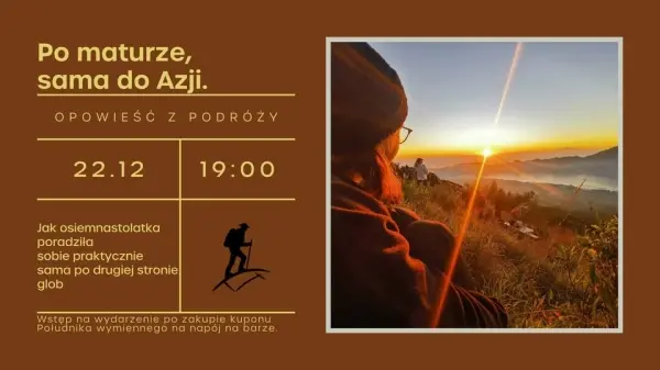 Po maturze, sama do Azji