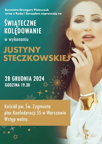 Świąteczne Kolędowanie z Justyną Steczkowską