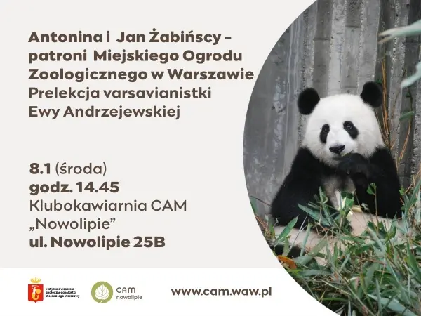 Antonina i Jan Żabińscy – prelekcja varsavianistki Ewy Andrzejewskiej