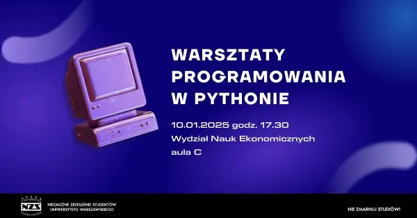 Warsztaty programowania w Pythonie od zera