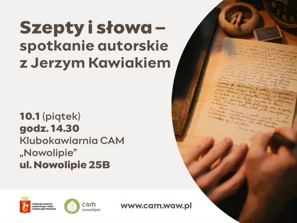 Szepty i słowa – spotkanie autorskie z Jerzym Kawiakiem