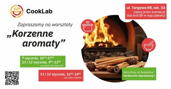 Warsztaty kulinarne: Korzenne aromaty | CookLab [09:30 i 12:30]