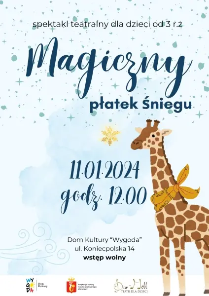 „Magiczny płatek śniegu” – spektakl teatralny dla dzieci