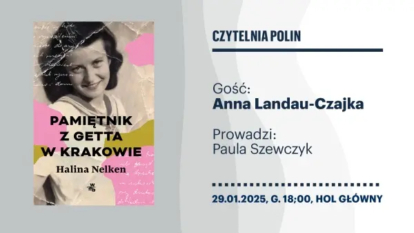 CZYTELNIA POLIN | Halina Nelken "Pamiętnik z getta w Krakowie"
