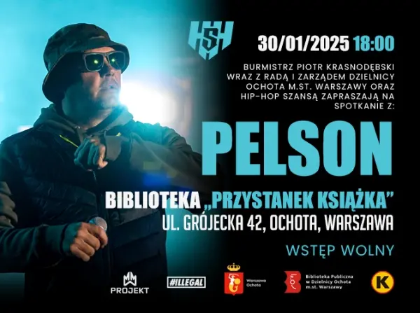 Spotkanie z legendą polskiego hip-hopu – Pelsonem