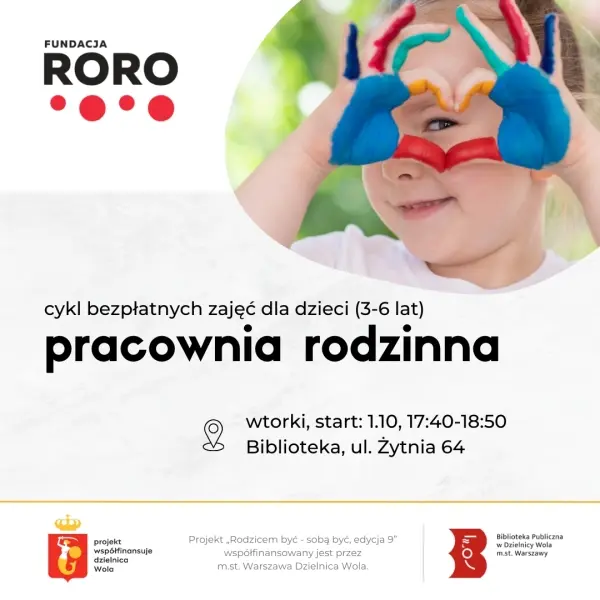 Rodzinna pracownia | Cykl zajęć dla dzieci 3-6 lat