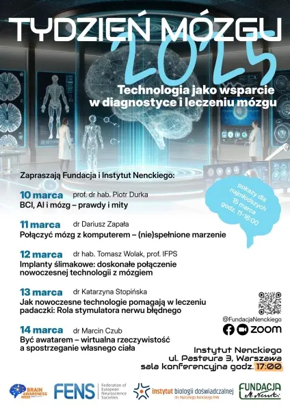 Tydzień Mózgu 2025 w Instytucie Nenckiego 