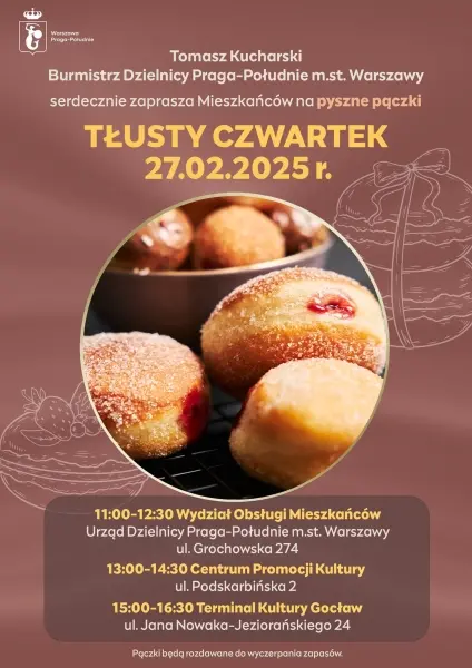 Darmowe pączki na Pradze-Południe 