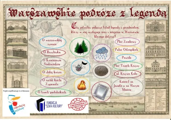 Spektakl dla dzieci „Warszawskie podróże z legendą”