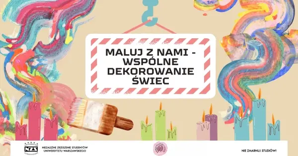 Maluj z nami - wspólne dekorowanie świec