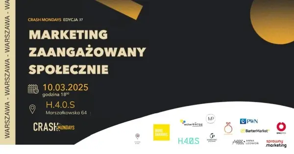 CRASH Mondays № 37: Marketing zaangażowany społecznie